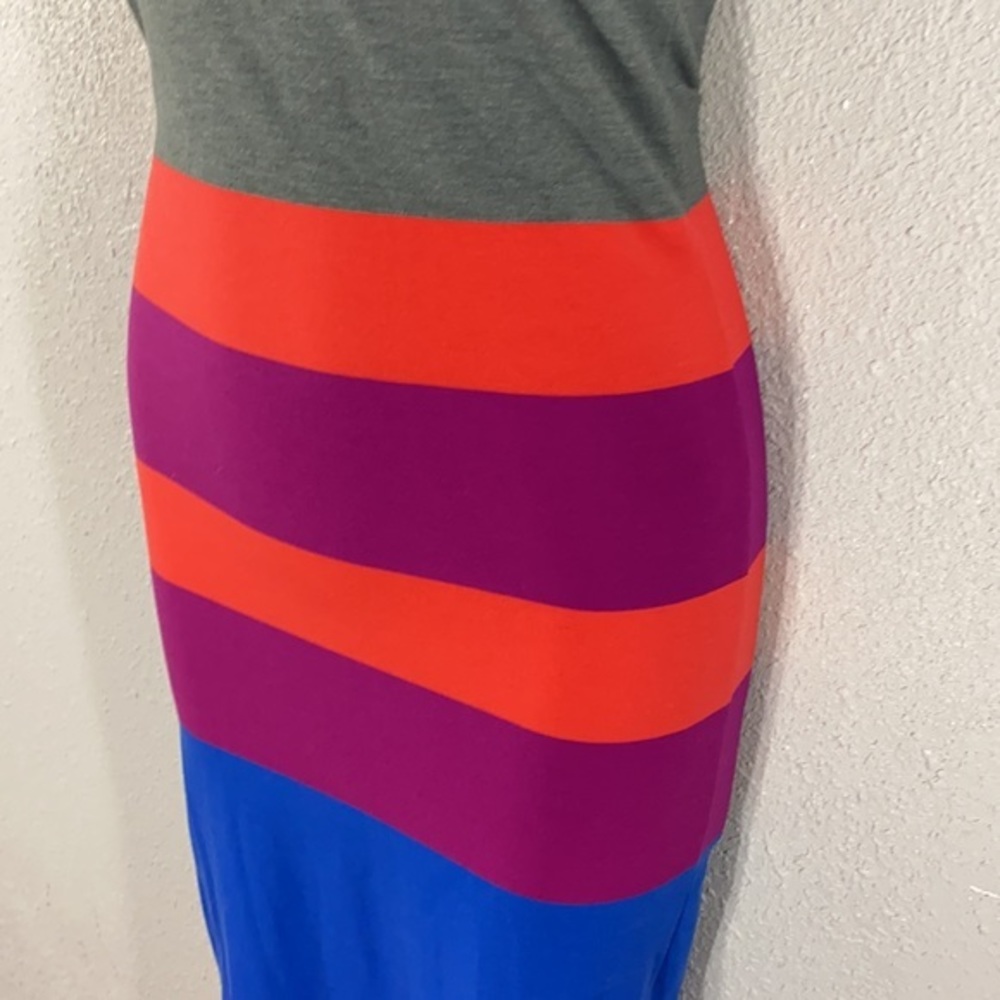 Nwt Express Multi Stripe Racerback Tank Dress - image 7